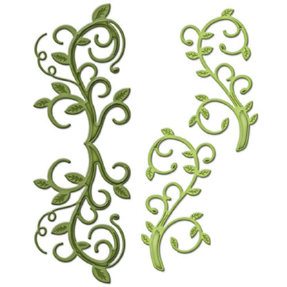 Shapeabilities Dies Foliage Flourish / Suajes de Corte Curvas y Follaje Descontinuado Spellbinders
