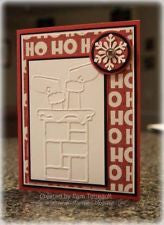 Santa in Chimney / Folder de Grabado Santa con Chimenea Descontinuado Darice