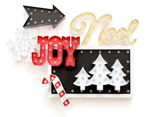 Marquee Light Kit Trees / Figura de Arboles de Navidad con Luces Kits / Sets Heidi Swapp