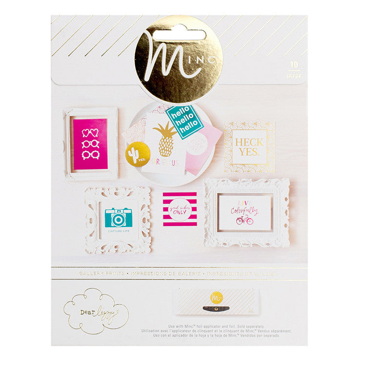 Minc Gallery Prints Happy Place  /  Impresiones para Foil Foil Heidi Swapp