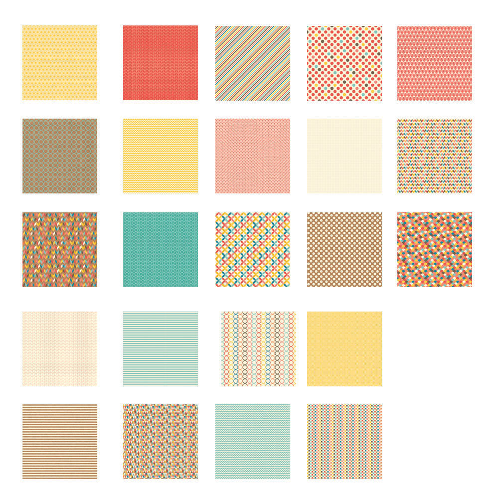 Kraft Double-Sided Paper Pack / Block de Papel Kraft Doble Cara 12x12 Descontinuado American Crafts