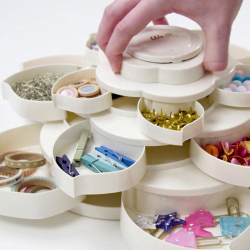 Bloom Embellishment Storage / Organizador en Forma de Flor Descontinuado We R Memory Keepers