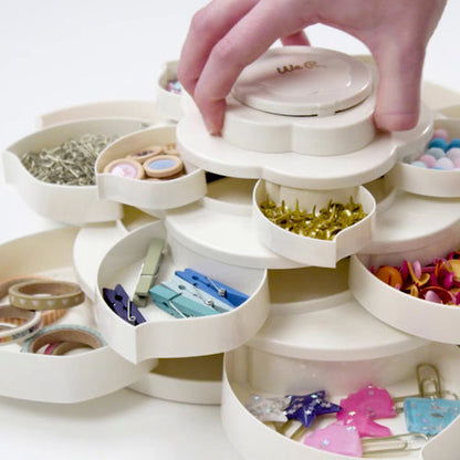 Bloom Embellishment Storage / Organizador en Forma de Flor Descontinuado We R Memory Keepers