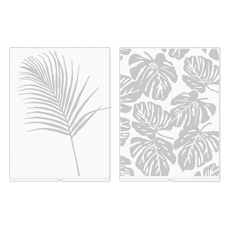 Heidi Swapp Embossing Folders / Folders de Grabado Hojas de Plantas Descontinuado We R Memory Keepers