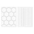 Paige Evans Embossing Folders / Folders de Grabado Hojas de Lineas y Panal Descontinuado We R Memory Keepers