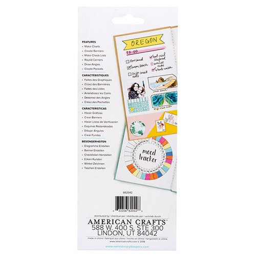 Journal Guide / Herramienta Guia para Agendas Herramientas para Planners y Journals We R Memory Keepers