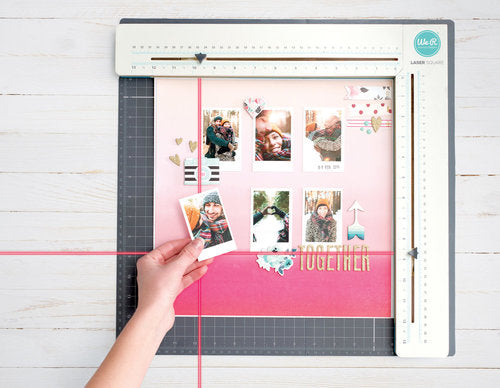 Laser Square &amp; Mat / Tabla de Corte con Regla Láser Herramientas We R Memory Keepers