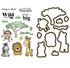 Safari Stamp & Die Set / Set de Suajes y Sellos Safari Descontinuado LDRS Creative