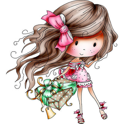 Cling Mounted Rubber Stamps Gift for You / Sello Cling Regalo para Ti Descontinuado LDRS Creative