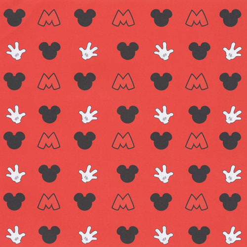 Mickey Mouse &amp; Friends Papers 12" x 12" / Papel Mickey Mouse &amp; Amigos 12 Hojas Descontinuado Sandy Lion