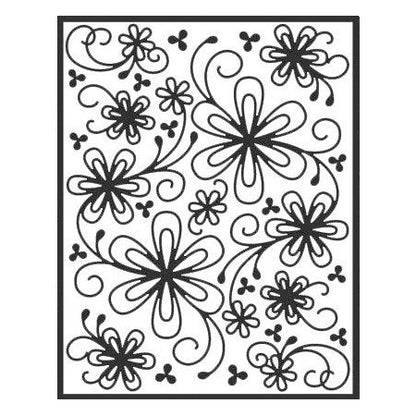 Impressabilities Flower Silhouette / Esténcil Grabado de Flores Descontinuado Spellbinders