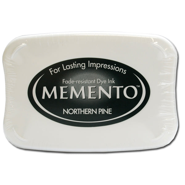 Northern Pine  Memento / CojÃn de Tinta para Sellos Verde Pino Tintas TSUKINEKO