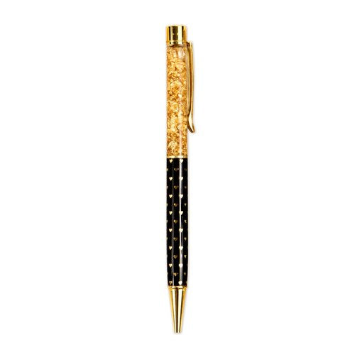 My Prima Planner Collection Pen Golden Heart / Bolígrafo de Tinta Azul con Detalles Dorados Descontinuado Prima Marketing