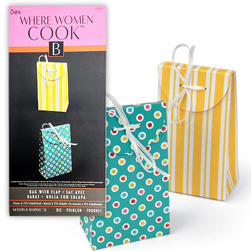 Bigz Bag with Flap Die / Suaje de Cajita tipo Bolsa Descontinuado Sizzix