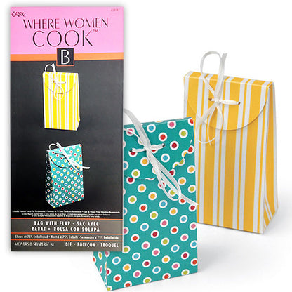 Bigz Bag with Flap Die / Suaje de Cajita tipo Bolsa Descontinuado Sizzix