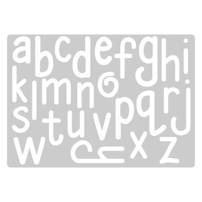 Thinlits Die Homemade Alphabet / Suaje de Alfabeto Descontinuado Sizzix