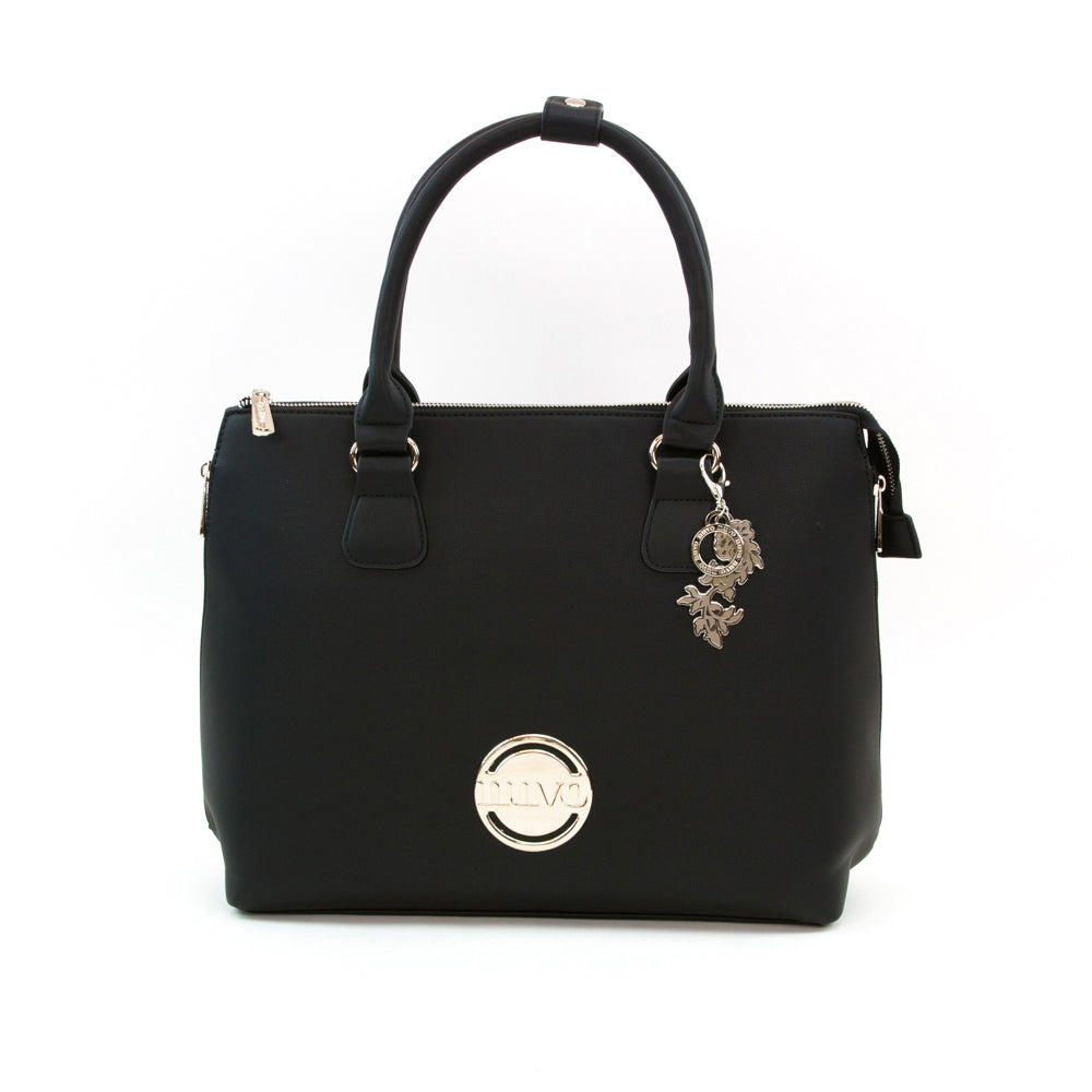 Handbag and Roller Set Belvedere Black / Bolsa y Carrito con Ruedas Negro Descontinuado Nuvo
