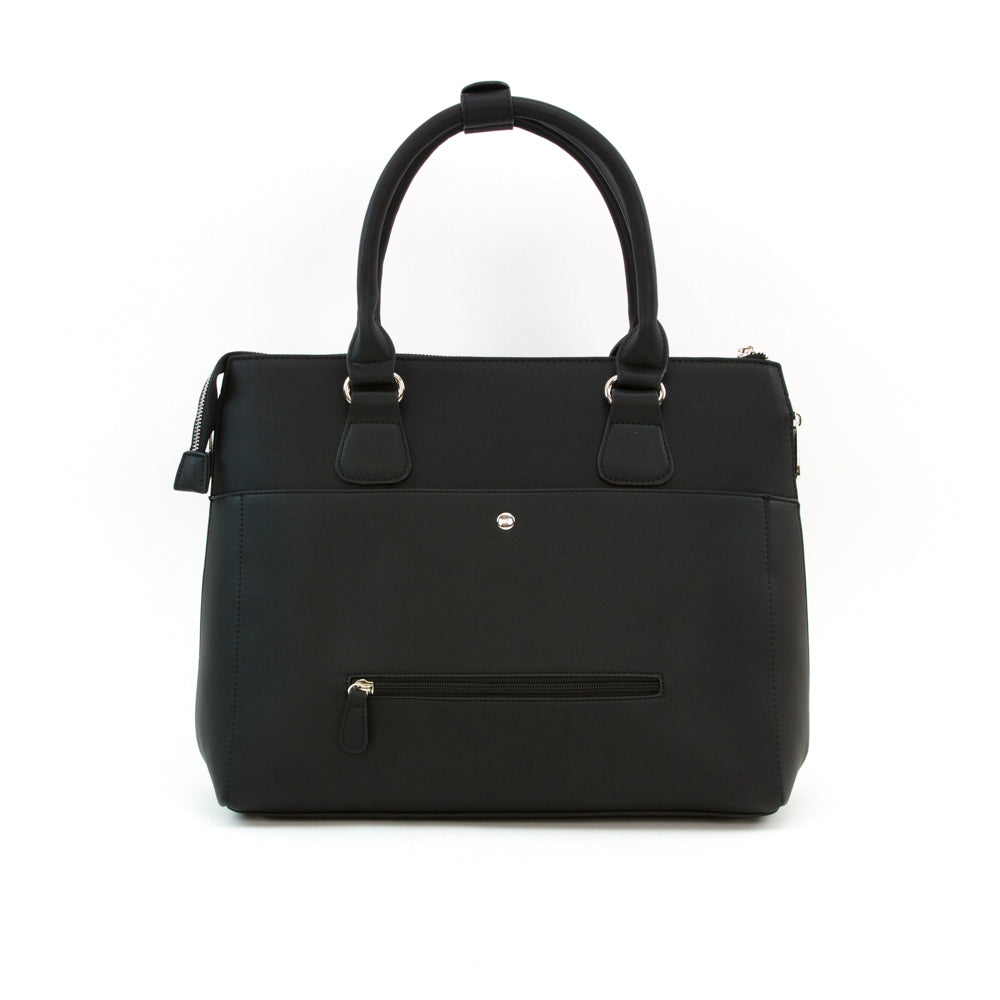 Handbag and Roller Set Belvedere Black / Bolsa y Carrito con Ruedas Negro Descontinuado Nuvo