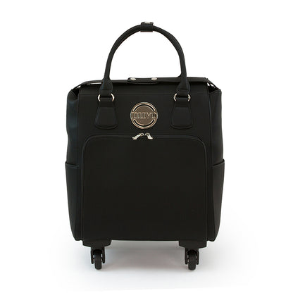 Handbag and Roller Set Belvedere Black / Bolsa y Carrito con Ruedas Negro Descontinuado Nuvo