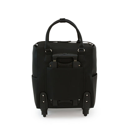 Handbag and Roller Set Belvedere Black / Bolsa y Carrito con Ruedas Negro Descontinuado Nuvo