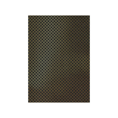 Foiled Kraft Paper Golden Quatrefoil / Papel Kraft Metalizado con Dorado Descontinuado Craft Perfect