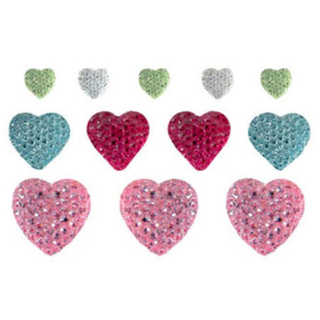 Love Struck Collection Heart Gumdrop Brads / Tachuelas de Corazones Descontinuado We R Memory Keepers