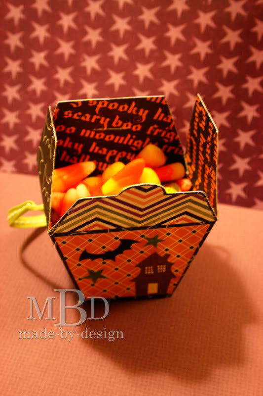 Suaje de Cajita tipo Comida China / Small Takeout Box Descontinuado Memory Box