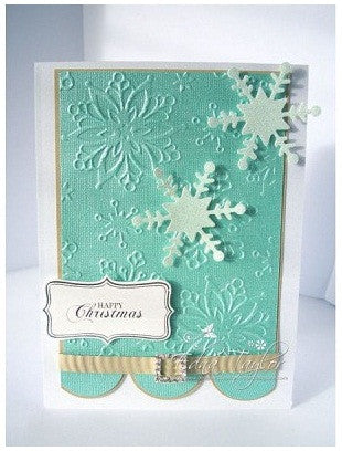 Snowflakes Embossing / Folder de Grabado Copo de Nieve Descontinuado Darice