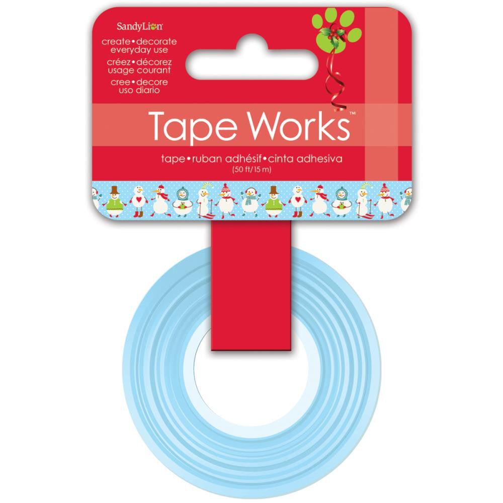 Cinta Adhesiva / Washi Tape Snowmen Descontinuado Sandy Lion