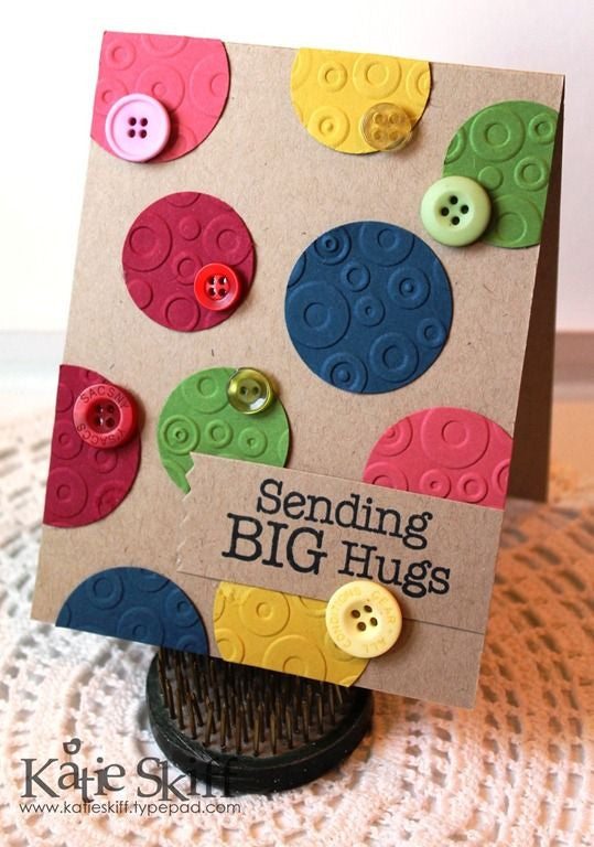 Embossing Folder Spots &amp; Dots / Folder de Grabado Puntos Descontinuado Cuttlebug