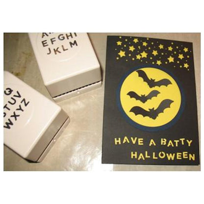 Alphabet Punch Set / Set de 2 Perforadoras para Papel Alfabeto Descontinuado Martha Stewart