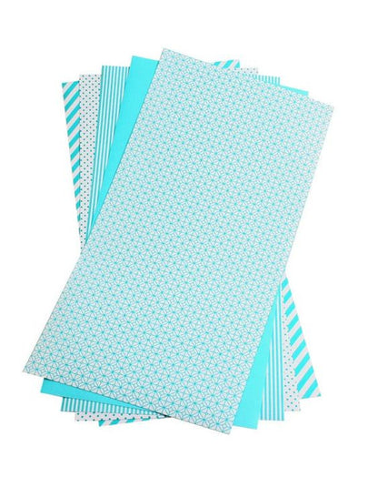 Shape´N Tape Decorative Blue Adhesive Sheets / Hojas Adhesivas Tipo Washi Azul Descontinuado LifeStyle Crafts