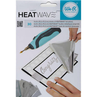 Sheets of Heatwavefoil Silver / Hojas de Aluminio Reactivo Plateadas Foil Reactivo We R Memory Keepers