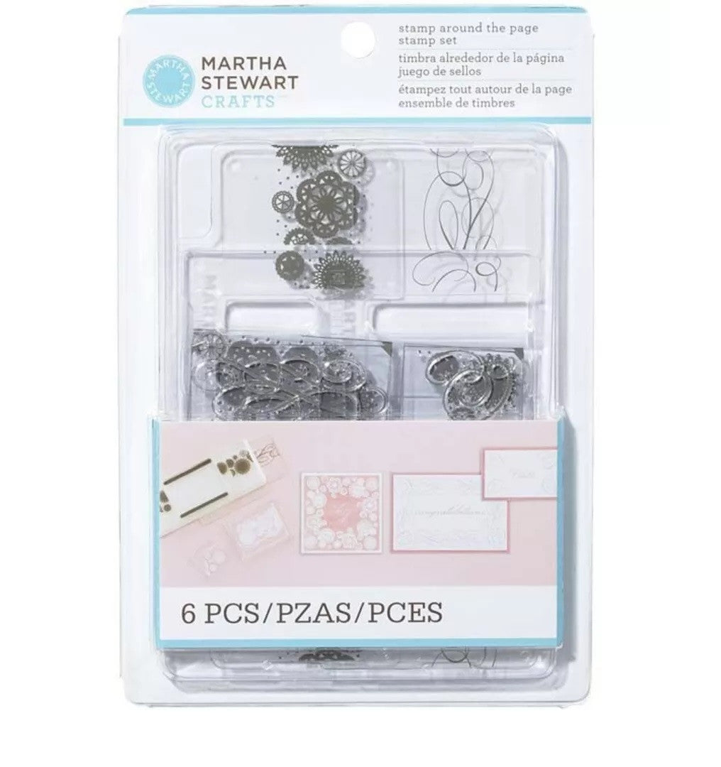 Stamp Around de Page / Sellos para Orilla Descontinuado Martha Stewart