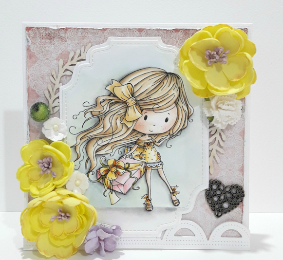 Cling Mounted Rubber Stamps Gift for You / Sello Cling Regalo para Ti Descontinuado LDRS Creative