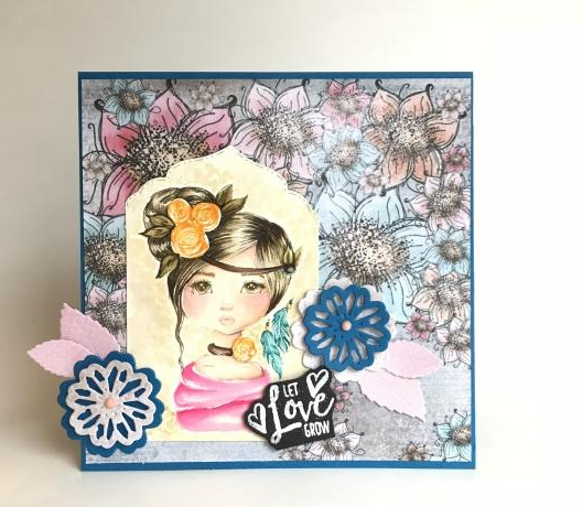 Cling Mounted Rubber Stamps Art Journal Huggable / Sellos Cling Abrazos Descontinuado LDRS Creative