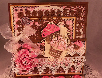 Cupcake Die / Suaje de Cupcake Descontinuado Cottage Cutz