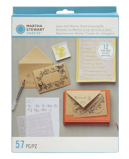 Calligraphy Hand Lettering Kit / Set de Caligrafía Caligrafía Martha Stewart