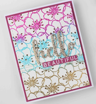 Fuchsia Fusion Embossing Powder / Polvo de Embossing Fucisa Descontinuado Wow!