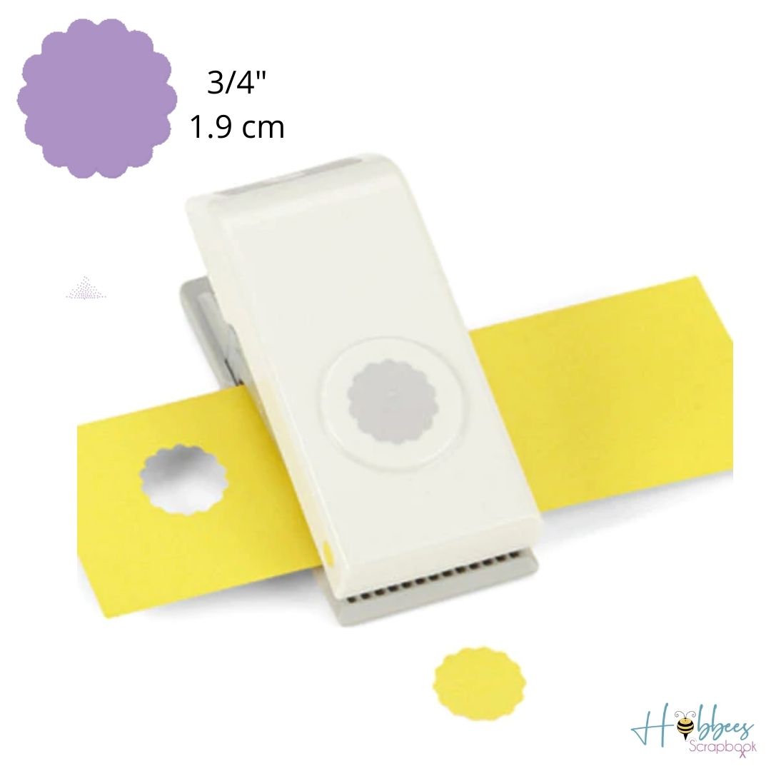 Slim Punch Scalloped Circle 3/4" / Perforadora de Círculo de Escalopa 1.9 cm Descontinuado Ek Success