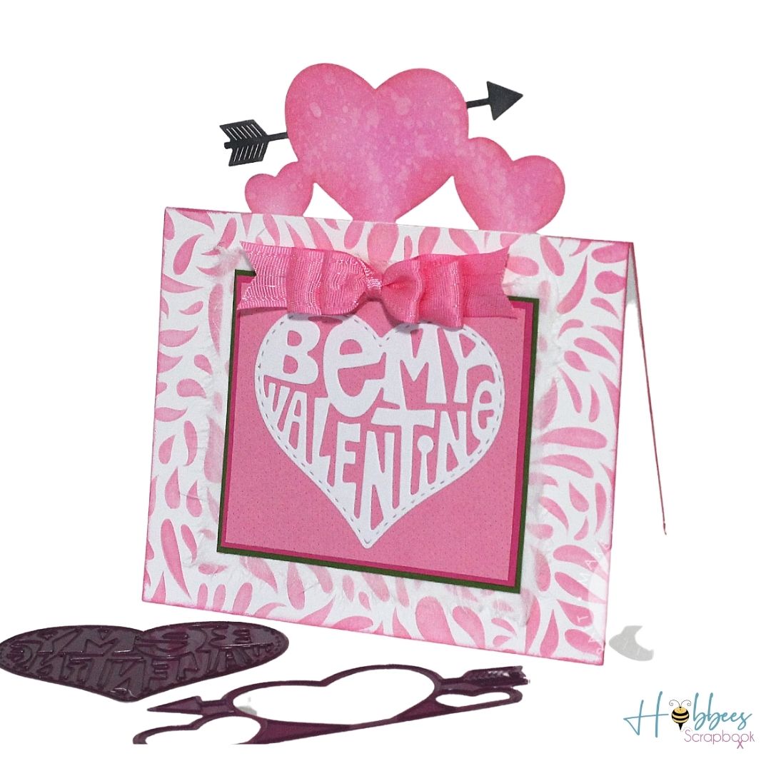 Be My Valentine Heart Die / Suaje de Corazon de San Valentin Dados de Corte / Suajes / Troqueles Cheery Lynn Designs