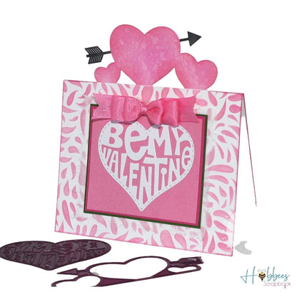 Be My Valentine Heart Die / Suaje de Corazon de San Valentin Dados de Corte / Suajes / Troqueles Cheery Lynn Designs