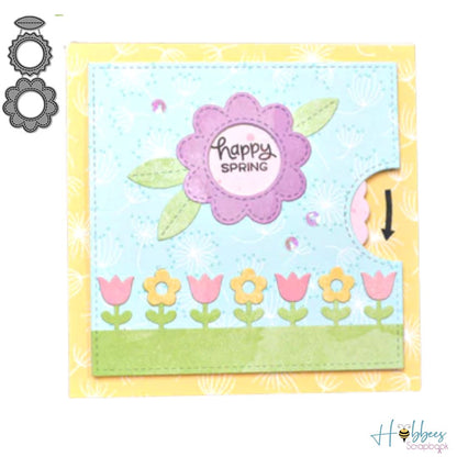 Flower and Sun / Suaje Flor y Sol Dados de Corte / Suajes / Troqueles Lawn Fawn