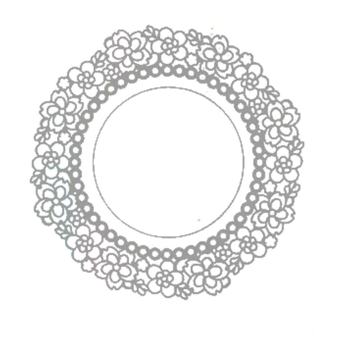 Flower Circle Dies / Suaje Circular de Flores Dados de Corte / Suajes / Troqueles Amy Design