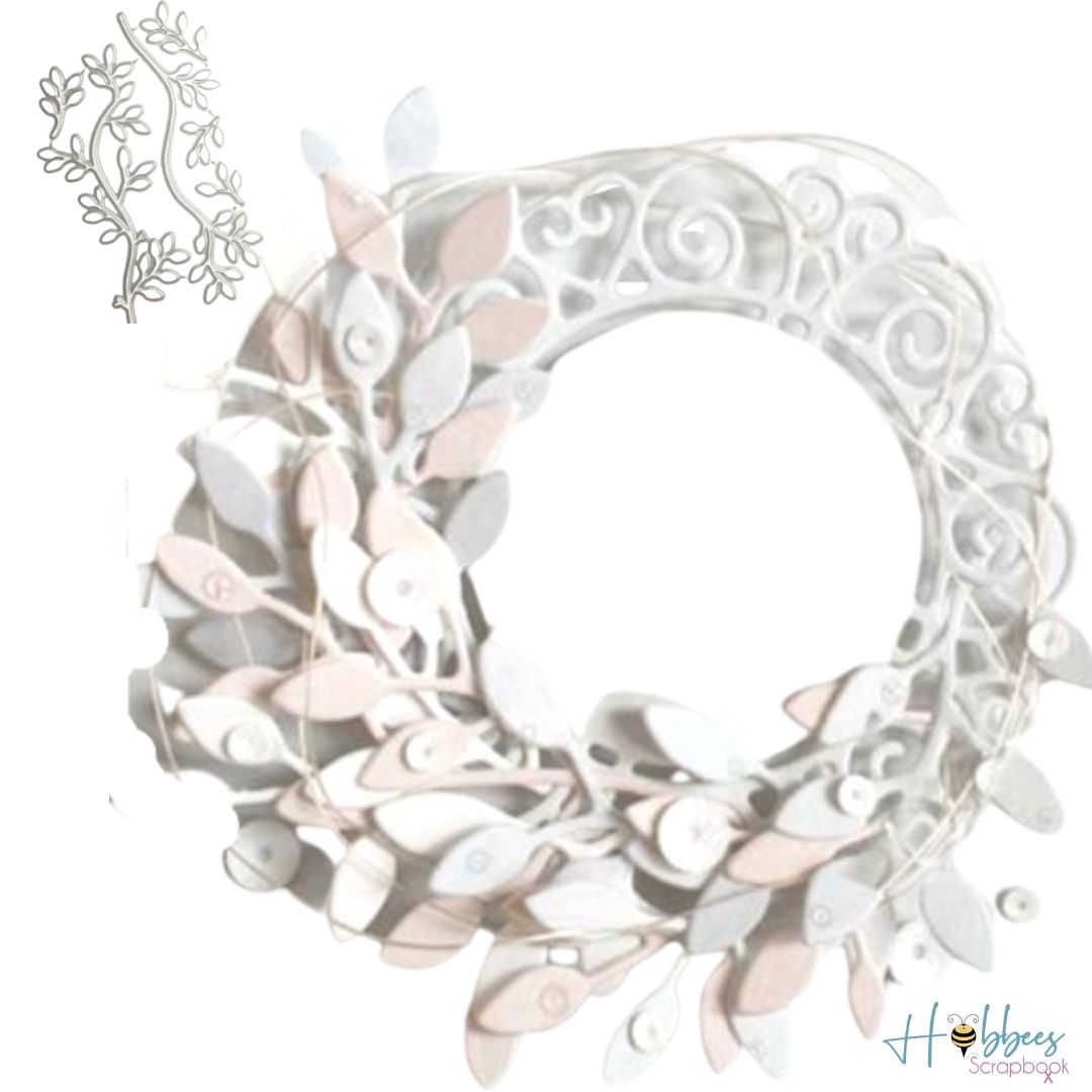 Suajes de Liana con Hojas Dados de Corte / Suajes / Troqueles Hobbees