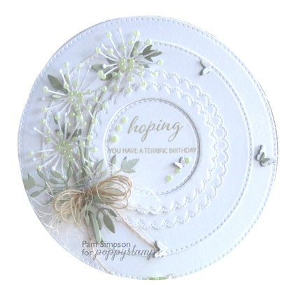 Suaje de Corte de Circulo Escalopado / Pinpoint Scalloped Circles Dados de Corte / Suajes / Troqueles Memory Box