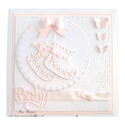 Suaje de Corte de Circulo Escalopado / Pinpoint Scalloped Circles Dados de Corte / Suajes / Troqueles Memory Box