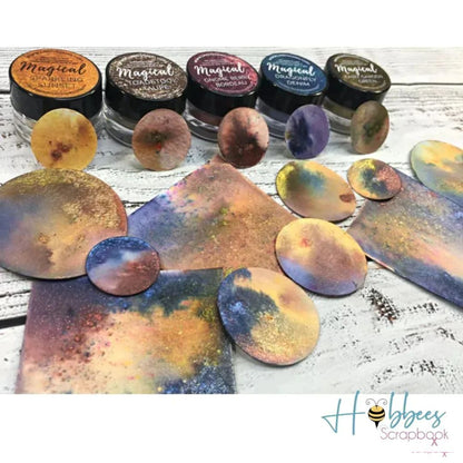 Magicals Milky Way White / Pigmento Acuarelable en Polvo Blanco Acuarela Lindy&