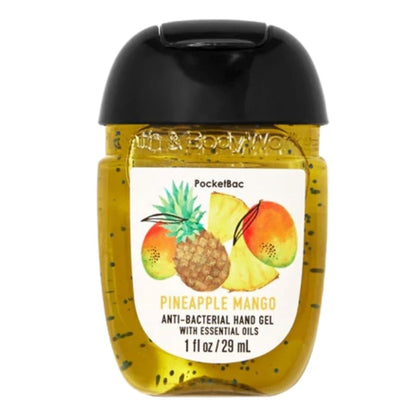 Pineapple Mango Pocketbac Sanitizer / 4 Antibacteriales de Bolsillo en Gel Beauty Bath &amp; Body Works