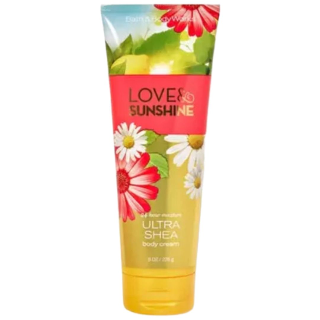 Love &amp; Sunshine Ultra Shea Body Cream / Crema Humectante Corporal Beauty Bath &amp; Body Works